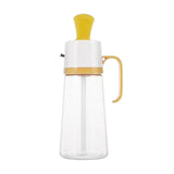 Maxbell Seasoning Dispenser Bottle 550ml Restaurant with Handle Kitchen Tool Yellow
