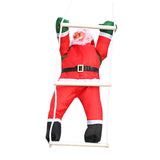 Maxbell Santa Doll Hanging Wall Decorative Animated Snowman for Christmas Tree Climbing Ladder