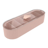 Maxbell 7 Girds Data Cable Storage Box Storage Desktop office Desks Pink