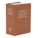 Max Dictionary Creative Imitation Book Safe Box Mini Piggy Bank Light Coffee