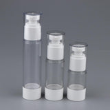 Maxbell 2X Empty Refillable Essence Vacuum Bottles Cosmetic Sample Containers 15ml