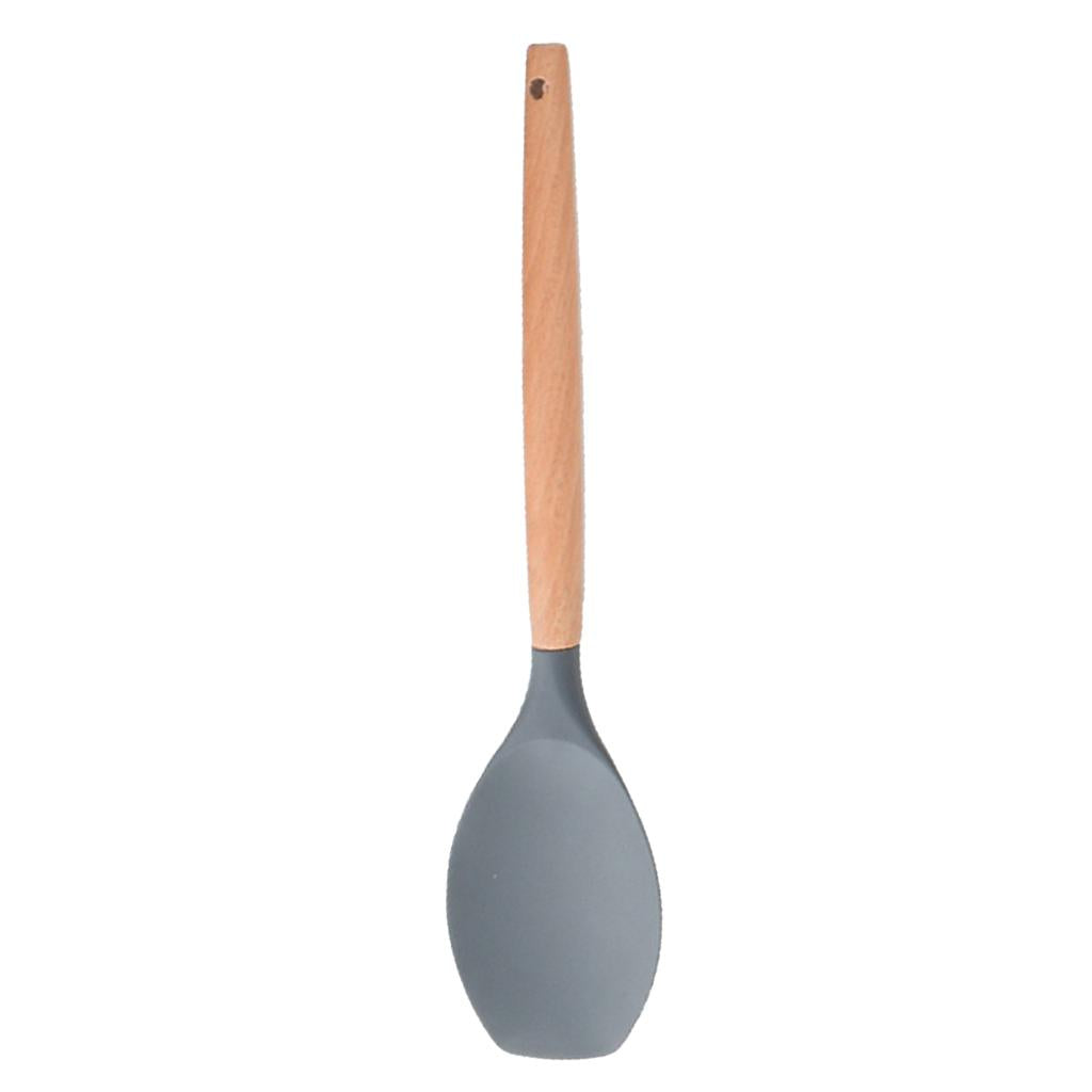 Maxbell 1pc Silicone Cooking Utensils Kitchen Utensil Set Spatula Salad Tongs H