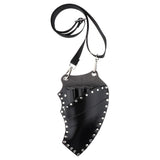 Maxbell PU Salon Hair Scissors Bag Pet Hairdressing Beard Shears Tool Pouch Holster Black