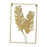 Maxbell Leaves Wall Sculpture Art Hanging Decorative Crafts Ornament for Bedroom Banana Leaf