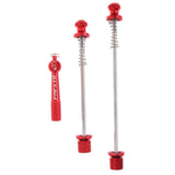 Maxbell Front Rear Quick Release Axle Bicycle Skewer Set for Road Bike Skewers Red