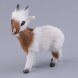 Max Simulation Furry Little Goat Model Figure Handicraft Home Office Decor B