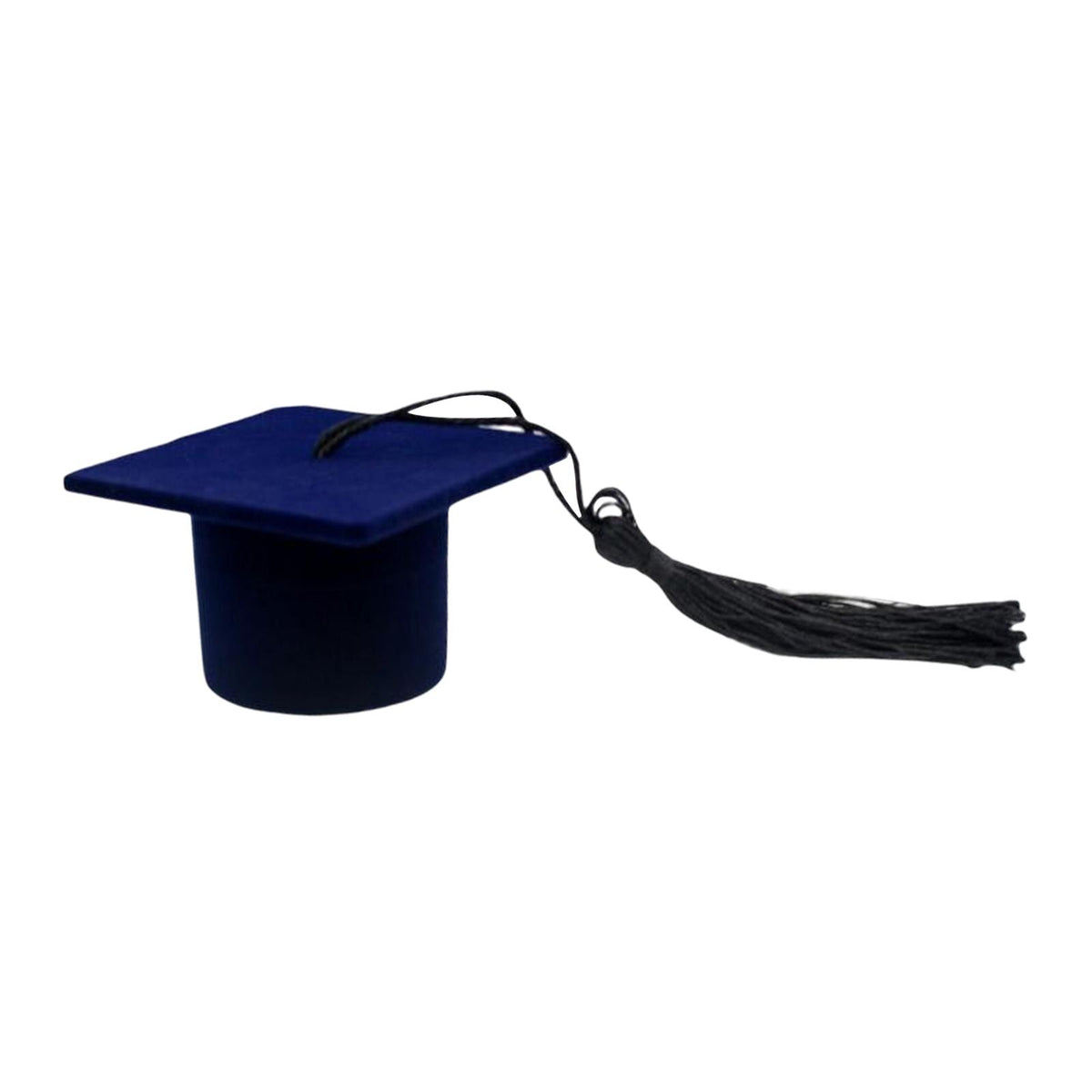 Maxbell Adorable Graduation Hat Shaped rings Organizer Storage Case Dark Blue