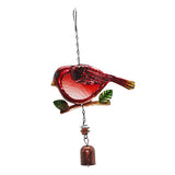 Maxbell Bird Shape Outdoor Wind Chimes Hanging Musical Wind Chime Red Bell