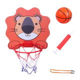 Maxbell Cartoon Board with Net and Ball Outdoor Indoor Game for Girls Boys Lion