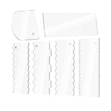 Maxbell 6 Pack Cake Scraper Set Kitchen Baking Tools for Mousse Kitchen Supply