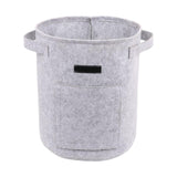 Maxbell Vegetable Grow Bag and Flap Window with Handle for Tomato Vegetable Onion Light Gray