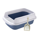 Maxbell Cat Litter Box Potty Toilet Removable Large Pet Litter Tray Easy to Clean Medium Blue
