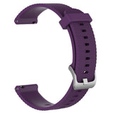 Max Soft Silicone Watch Strap/Band with Quick Release Pins 22mm for Polar purple