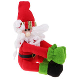 Max Wine Bottle Cover for Christmas Decor Dinner Table Party Santa Claus