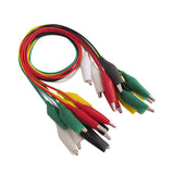 Maxbell (10 PCS/Set) 19'' Double-ended Alligator Clips Wire Crocodile Clips Cable