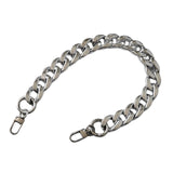 Maxbell Shoulder Chain Strap Silver Acrylic Comfortable Removable for Purse Wallet A