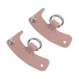 Maxbell Bag Strap D Rings Punch Free Handbag Strap Loop for Shoulder Bag Handbag DIY Pink