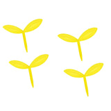 Maxbell Cute Cartoon Bookmarks Page Holder Book Marker for Office Writers Gift Yellow