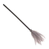 Maxbell Halloween Witch Broom witch Flying Felt for Party Halloween Decor Gray