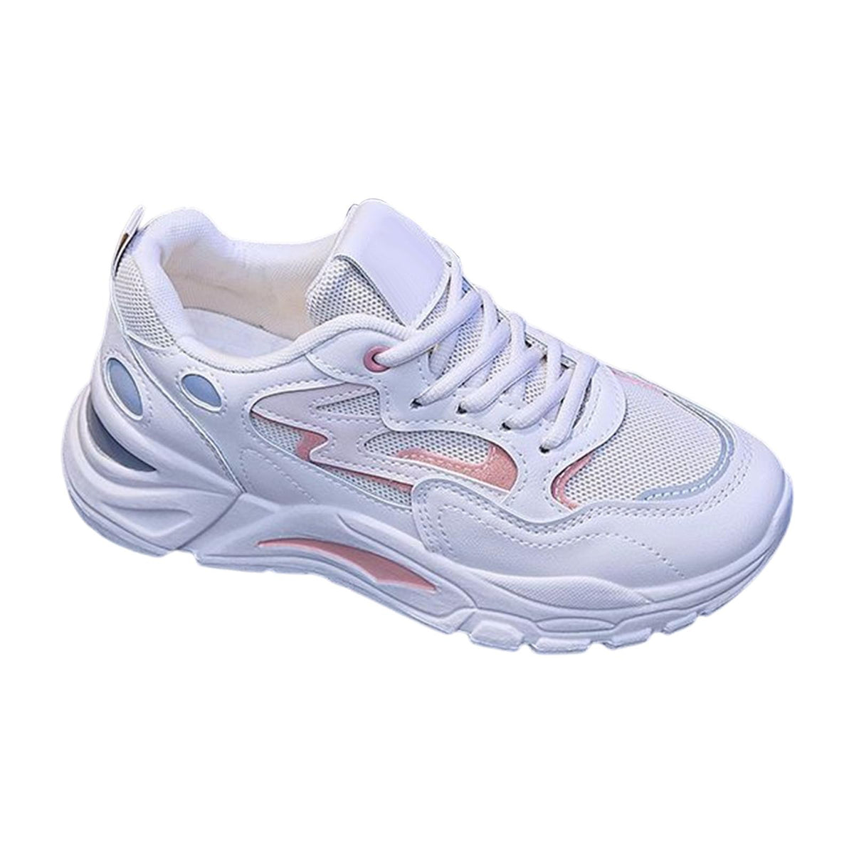 Maxbell Women's Shoes Sport Sneakers Versatile Breathable for Jogging Camping Pink 35