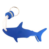 Maxbell Floating Keyring Keychain Shark Shaped Buoyant Key Chain for Outdoor Sports Blue