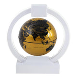 Maxbell 6inch Golden Magnetic Levitation Floating World Map Globe with Base