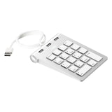 Maxbell Numeric Keypad Wired Number Pad USB Keyboard for PC Desktop
