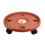 Maxbell Potted Caddy with Lockable Wheels Pot Dolly Potted Trees Rolling Plant Stand Outer Dia 33cm