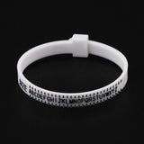 Maxbell Plastic Finger Ring Band Gauge Sizer Jewelry Wrist Size Measure Tool UK A-Z