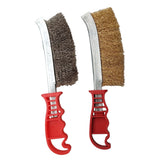 Max 2pcs Dense Wire Hand Brushes Metal Rust Paint Cleaning Tool