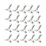 Maxbell 20 Pieces Silver Mini Tree Pendant Loose Beads Finding Making Accessories