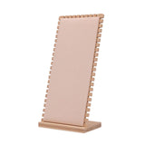 Maxbell Necklace Display Stand Necklace Easel Showcase for Countertop Decor Beige