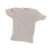 Maxbell 1:12 Short Sleeve Cloth Figure Doll Clothes for 6inch Female Soldier Figures Gray