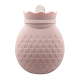 Maxbell Portable Hot Water Bottle Heat Water Bag for Winter Hand Feet Warming  Pink