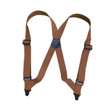 Maxbell Suspenders for Men Adjustable Pants Durable Utility for Wedding Camel