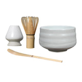 Maxbell Japanese Matcha Whisk Holder Matcha Scoop Ceramics Matcha Whisk Holder white