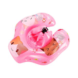 Maxbell Swimming Float Rings Inflatable Swimming Rings for 52-65cm Infant Boys Girls pink cats