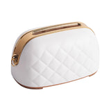 Maxbell Tissue Holder Built in Spring Inside Stylish Non Slip Tissue Cover for Hotel White