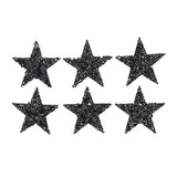Max Maxb 6pcs Star Rhinestone Hot Melt Adhesive Patch Iron on Applique Clothes Decor