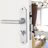 Maxbell Door Handle Lock Front Back Lever Lock Bathroom Bedroom Door Handles #9