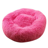 Max Pet Dog Sleeping Bed Indoor Pet Round Cozy Comfort Bed Nest  Rose Red-60cm