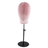 Maxbell Wigs Making Mannequin Head Hat Caps Display Model 21inch Pink