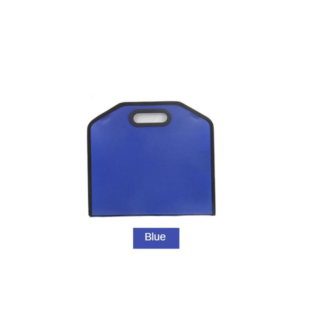 Maxbell Business Office Information Briefcase Organ Bag Frosted Folder Blue