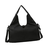 Maxbell Portable Women Gym Bag Sports Duffel Bag Luggage Bag for Outddor Workout Black