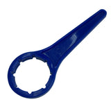 Maxbell Bucket Wrench Plastic Lid Opener Oil Can Bottle Opening Tool Blue_66mm