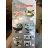 Maxbell Portable Spirit Burner Stable Alcohol Stove for Household Backpacking Hiking Silver