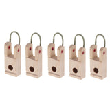 Maxbell 5 Pieces Wooden Piano Hammer Butt Plates/Flanges