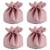 Maxbell 4Pcs Table Chair Leg Socks Sleeve Floor Protector Furniture Feet Covers Pink