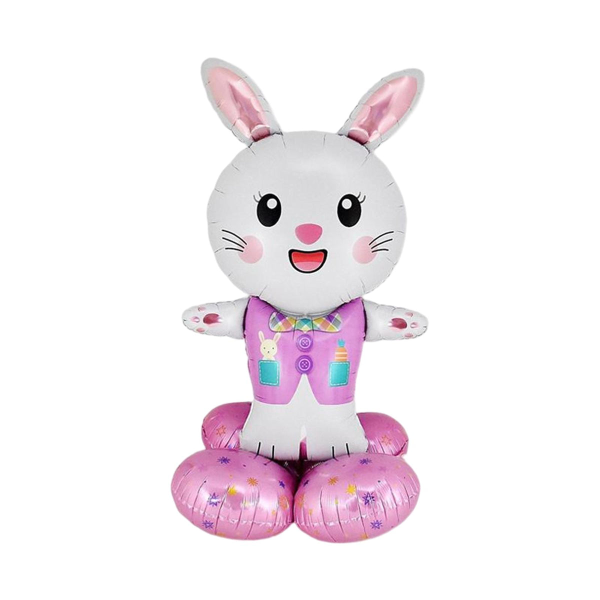 Maxbell Inflatable bunny Easter for Children Decor for Baby Shower Holiday pink
