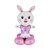 Maxbell Inflatable bunny Easter for Children Decor for Baby Shower Holiday pink